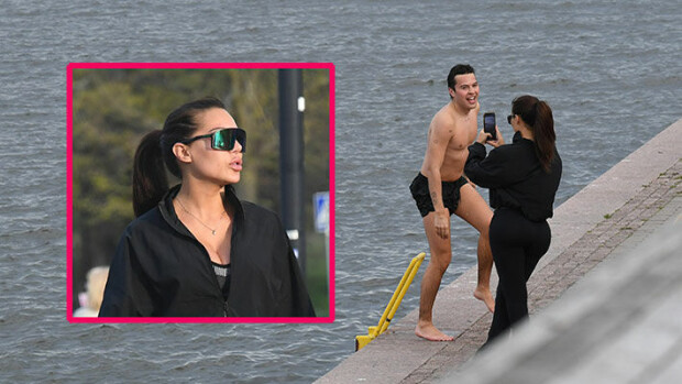 Sofia Belórf hassutteli julkkismanagerin kanssa vesileikkien äärellä - paparazzikuvat! sofia belorf