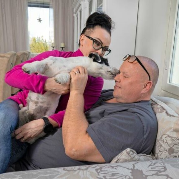 Jackrusselinterrieri Andy McCoy on kivenkova myyntitykki, vaikkei edes osaa puhua. Jackrusselinterrieri Andy McCoy on kivenkova myyntitykki, vaikkei edes osaa puhua.