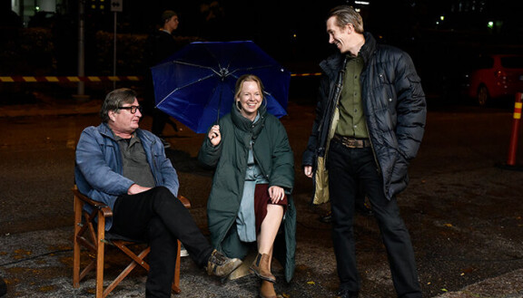 Aki Kaurismäki, Alma Pöysti ja Jussi Vatanen.