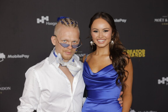 Inna ja Max näyttäytyivät yhdessä viime kesän Creator Awardseissa.