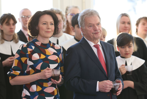 Tohtori Jenni Haukio ja presidentti Sauli Niinistö ovat edustava pari.