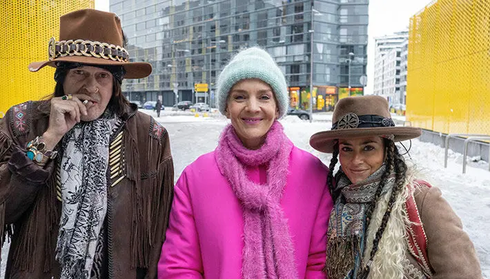 Andy McCoy, Maria Veitola, Sofia Zida Yökylässä Maria Veitola