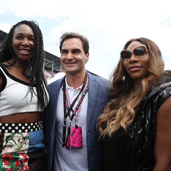 Mika Häkkinen ja Aina-tytär F1-varikolla - harvinainen yhteiskuva! serena ja venus williams, Roger federer