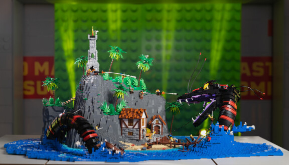 Tämä työ siivitti Auran ja Oskarin LEGO Masters -voittoon.