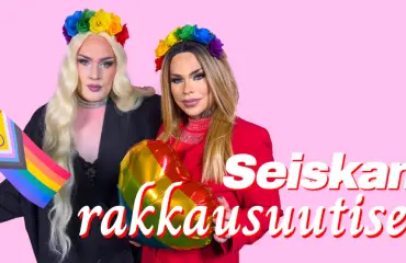 Drag-tähdet Miss Lumiere ja Jere Sivonen eivät säästele sanojaan - katso videolta kaksikon räävitön arvio julkkisten rakkauselämästä