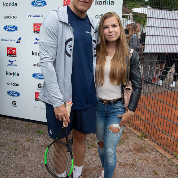 Patrik ja Sanna-Mari kuvattuna vuonna 2019. patrik laine ja sanna-mari kiukas