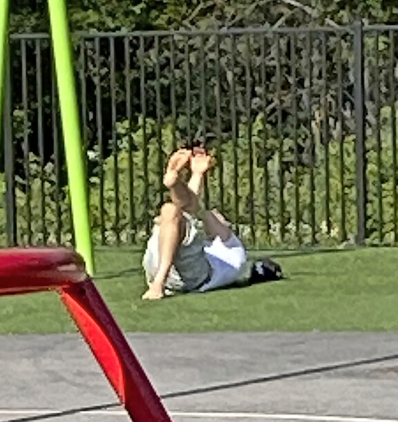Oho! Gettomasa jumppasi näyttävän blondin kanssa – kuvat
