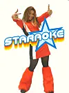 STARAOKE-LAULUPELI . MTV3 lauantaina 2.4.2005 klo 9.30. Jo neljŠttŠ kertaa kŠydŠŠn jŠnnittŠvŠŠ ja hauskaa peliohjelmaa, jossa lapset kilpailevat laulutaidollaan. Kilpailu on kymmenosainen, joista kuusi ensimmŠistŠ osaa ovat alkukilpailuja. Alkukilpailujen kuusi parasta pŠŠsee semifinaaliin, joista kolme jatkaa finaaliin. Kilpailun voittaja palkitaan digitaalisella pianolla. Ohjelman vauhdikkaana juontajana toimii Kana (Marianna Alanen, kuvassa). Kotimainen lastenohjelma. KŠytettŠvŠksi vain MTV:tŠ koskevan aineiston yhteydessŠ