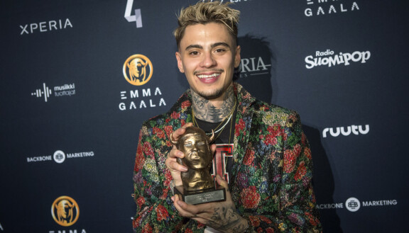 Mikael Gabriel voitti vuoden miessolisti Emma-palkinnon vuonna 2017.