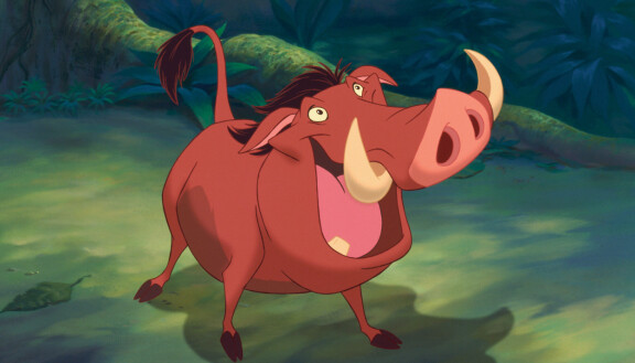 Pumba-pahkasika sai kunnian olla ensimmäinen hahmo, joka pieraisee Disney-elokuvassa.