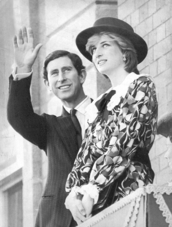 Prinsessa Diana ja prinssi Charles 80-luvulla.
