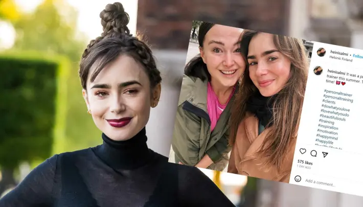 Suomalainen Heini, 29, pääsi valmentamaan megatähti Lily Collinsia – näyttelijältä vuolaita ylistyssanoja