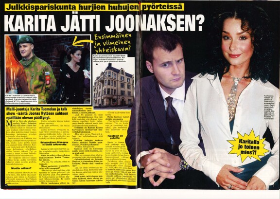 Inttipoika-Joonas unohtui, kun Karitan haaviin tarttui salaperäinen liikemies.