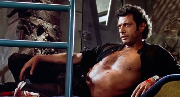 Jeff sai sydämet pamppailemaan vuoden 1993 Jurassic Parkissa, kun hän näytteli nokkelaa ja flirttiä Dr. Ian Malcolmia.