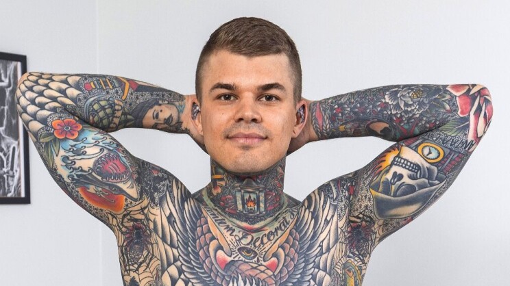 Helsinkiläisen Nicon, 31, koko keho on tatuoitu – saa uteluita genitaaleistaan