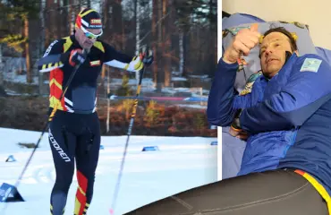 Raju kuva vuoteelta! Tältä näyttää 24 tuntia hiihtänyt Teemu Virtanen – tuli maaliin hirmutuloksella ja oksennus suussa