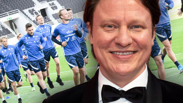 Jaajo Linnonmaa käänsi katseita Olympiastadionilla – käytös herätti hilpeyttä Suomen ja Tanskan välienselvittelyssä