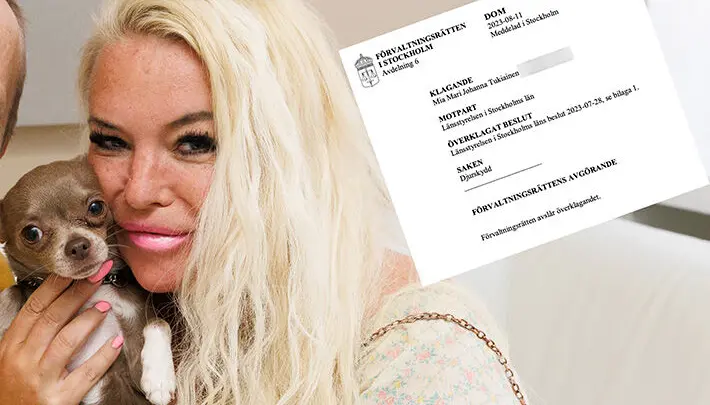 Poliisin karu raportti Johanna Tukiaisen huostaanotetusta Blue-koirasta: Oli pelokas ja haisi oksennukselle