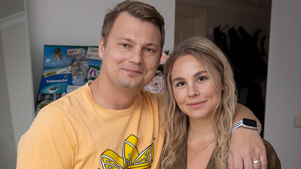 Daniel Lehtonen ja Eveliina Uosukainen rakastuivat Temppareissa kuusi vuotta sitten: Pankkitili määrittää hääpäivämme Dani ja Eve