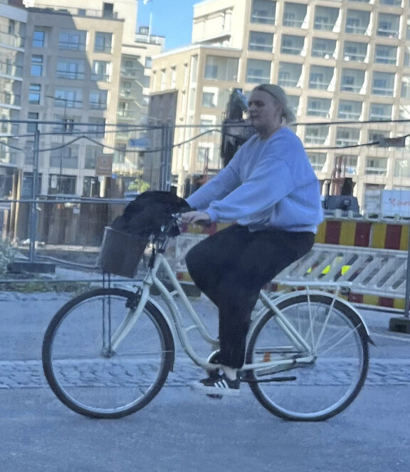 Kiireinen Jenni viiletti pitkin Pasilan katuja polkupyörällään vessakuvien ottamisen välissä.