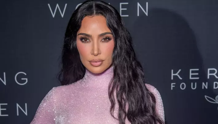 Kim Kardashian attends the Kering Hosts 2nd Annual Caring for Women dinner at The Pool Lounge on September 12, 2023 in New York City.