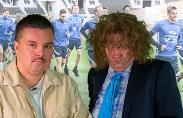 Ei ole totta! Jari Litmanen loukkaantui heti Seiskan Urheilustudiossa – kierroksilla käyvä Pasi Rautiainen väläyttää Timo Soinia Huuhkajiin