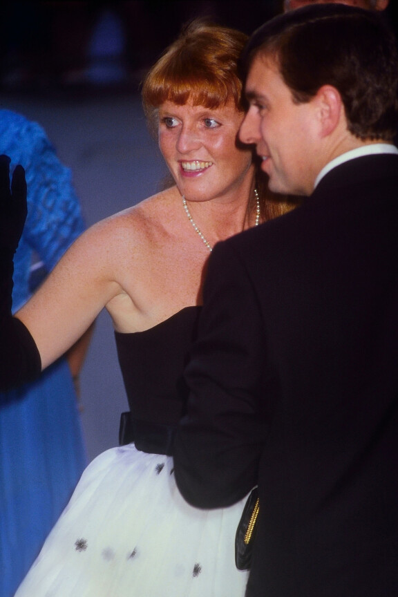 Sarah ja Andrew menivät naimisiin vuonna 1986. Kuva vuodelta 1989.