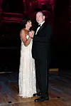 Ruhtinas Albert ja prinsessa Stephanie avasivat gaalan tanssi-ilottelut.