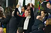 Etelä-Afrikan menestys sai Charlenen riemun valtaan.