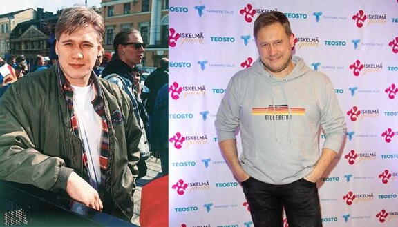 Samuli vuonna 1992 ja heti perään 27 vuotta myöhemmin 2019.