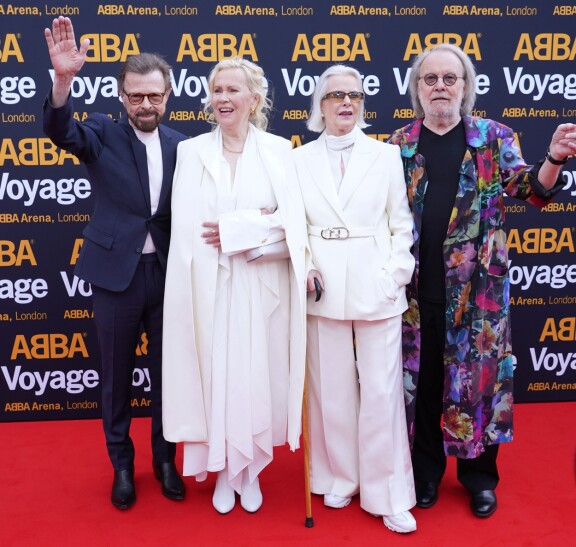 ABBA Lontoossa vuosi sitten. Nyt bändi on myös julkaissut uutta musiikkia.