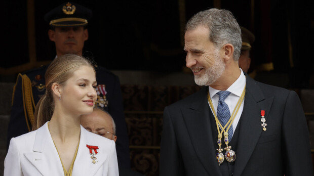 Espanjan prinsessa Leonor juhlii syntymäpäivää - kutsutta jäänyt isoäiti murtui kyyneliin