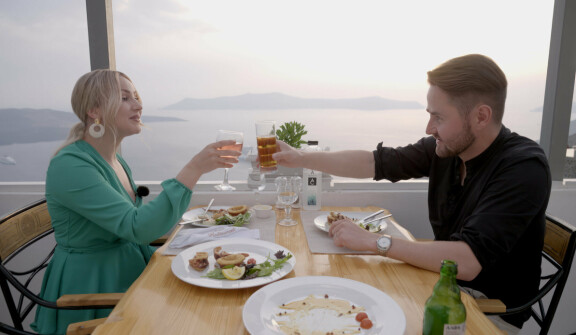 Romanttisella illallisella koetaan pettymyksen tunteita.