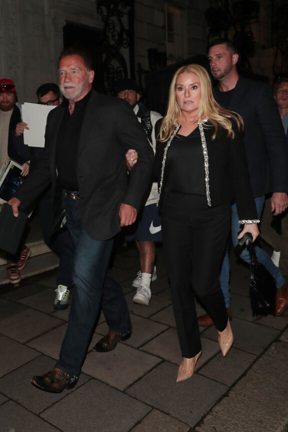 Arnold ja Heather näyttäytyivät yhdessä Lontoossa vain pari viikkoa sitten.