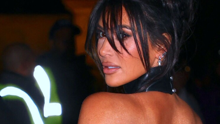 Kim Kardashian pukeutui kristalleihin, rohkeat kuvat