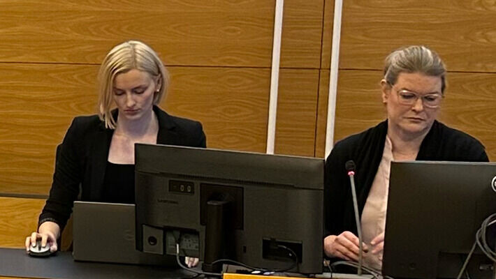 Erikoissyyttäjät Janet Johansson (vas.) ja Laura Sairanen. Erikoissyyttäjät Janet Johansson (vas.) ja Laura Sairanen.