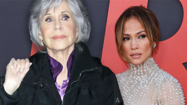 Jane Fonda odottaa yhä anteeksipyyntöä vastanäyttelijältään: 'Hän löi silmäkulmani auki' Jane Fonda ja Jennifer Lopez