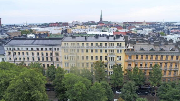 Etel asui vuosia Samun luksusasunnossa Helsingin keskustassa. Kahdesta asunnosta yhdistetyssä kokonaisuudessa on yli 200 neliötä.