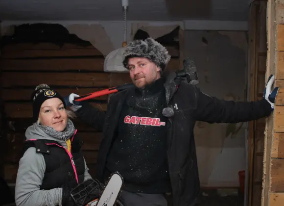 Latelan Laurin taloremontissa uusia yllätyksiä - katto joudutaan purkamaan