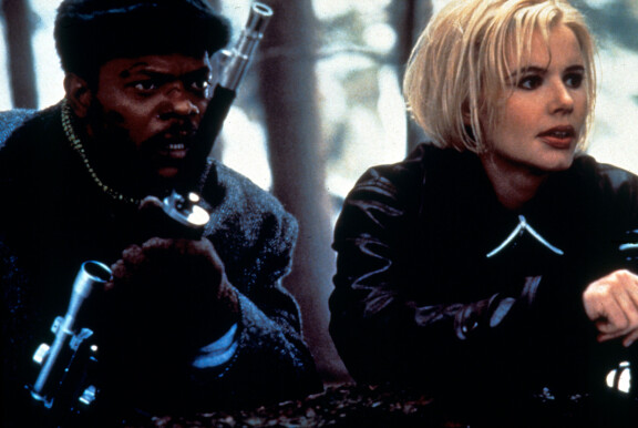 Samuel L. Jackson ja Geena Davis tähdittävät Rennyn vuoden 1996 elokuvaa The Long Kiss Goodnight.