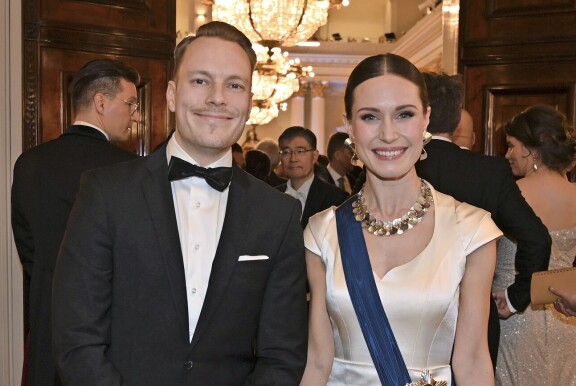 Sanna säteili viime vuonna Presidentinlinnassa ex-miehensä Markus Räikkösen rinnalla.
