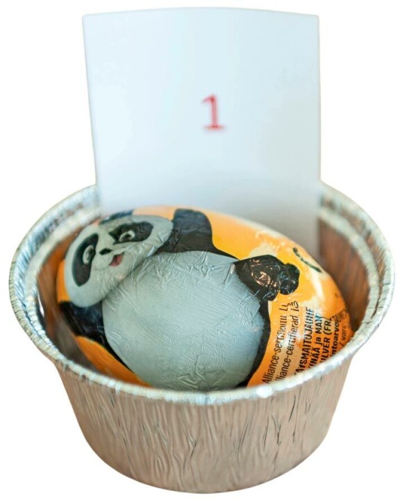 1. Panda suklaamuna 20g 1. Panda suklaamuna 20g