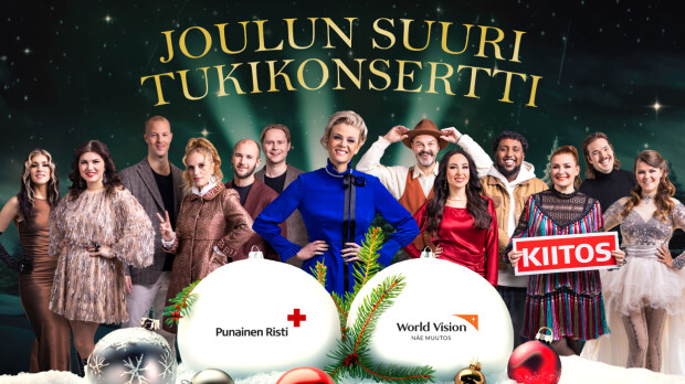 Tänään tv:ssä: Joulukonsertissa loistavat Suvi Teräsniska, Janna, Tuure Kilpeläinen ja Haloo Helsinki!
