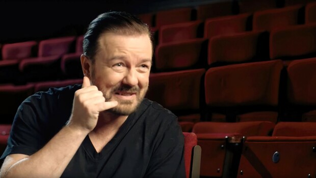 Ricky Gervais vitsaili syöpälapsilla – näin hän vastaa someraivoon: 'Melko merkityksetöntä'