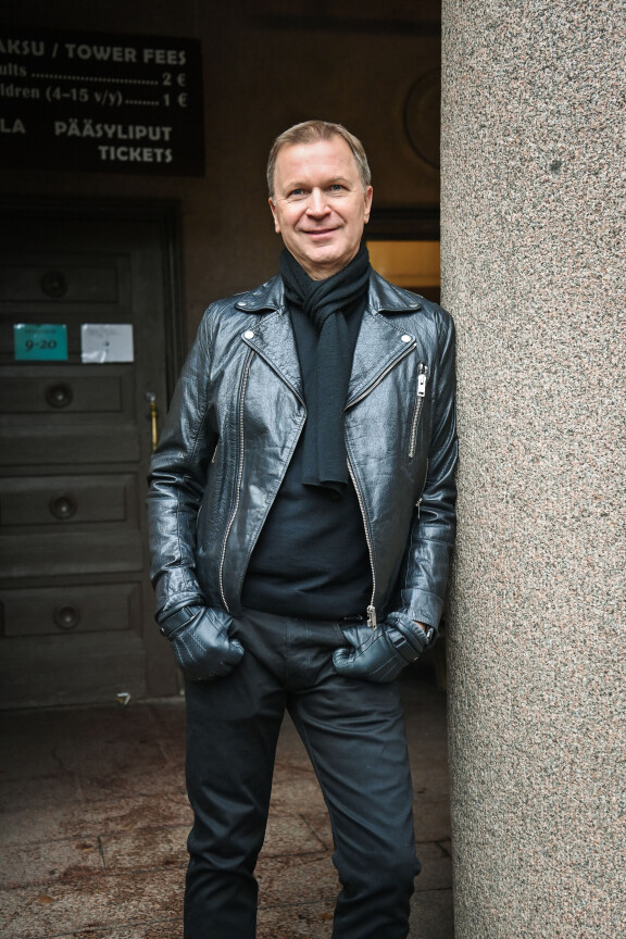 Jore Marjaranta, 62, kuvattuna Tampereella marraskuussa 2023.