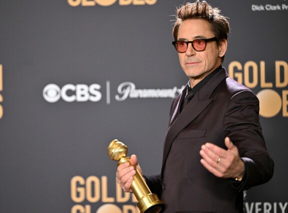 Robert Downey Jr. voitti parhaan miessivuosan Golden Globen 7. tammikuuta.