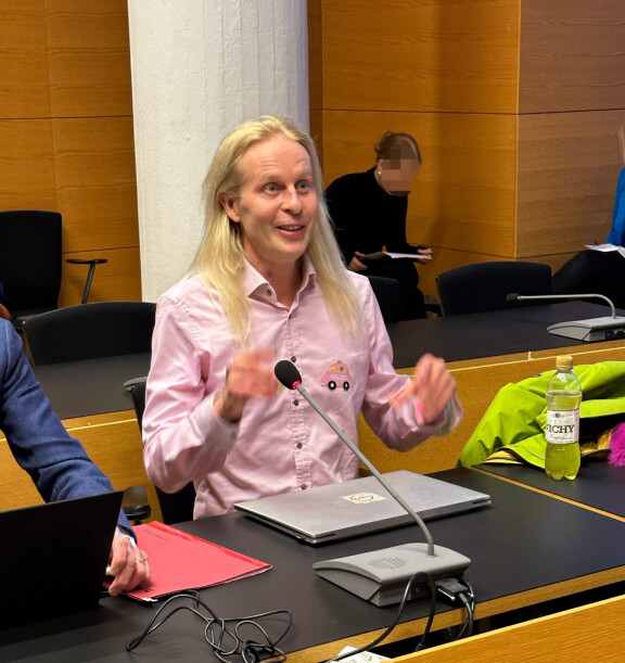 Petrus Pennanen tuomittiin 40 päiväsakkoon. Kuva tammikuulta 2024.