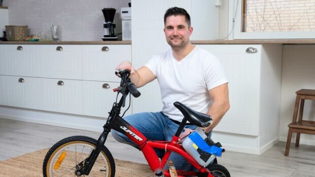 Toni, 39, on Tammelan Pelle Peloton - teki grillistä lämmittäjän paljuun ja sai roskikselle patentin Toni Kuusi