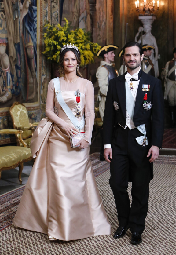 Prinsessa Sofian hempeä asuvalinta loisti hienolla illallisella.