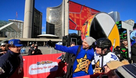 Tähdistötapahtuma näkyi ja kuului viikonloppuna hyisessä Torontossa.
